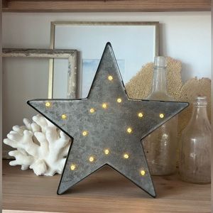 Pottery Barn Galvanized Decorative Star